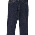 Levi's Mens 751 Cropped Straight Jeans W36 L25 Navy Blue