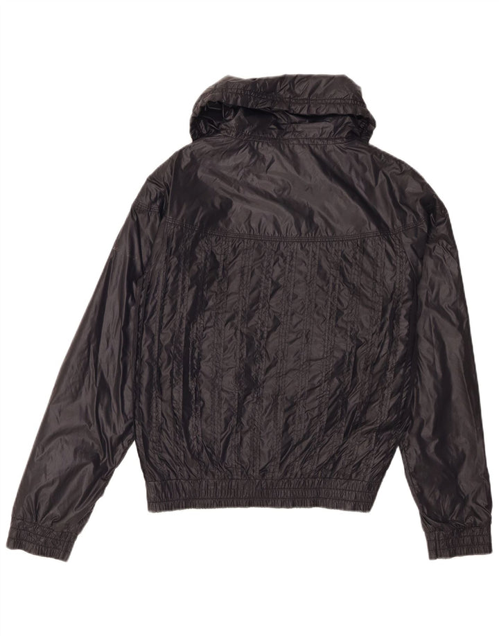 Calvin Klein Womens Bomber Jacket UK 6 XS Black Nylon