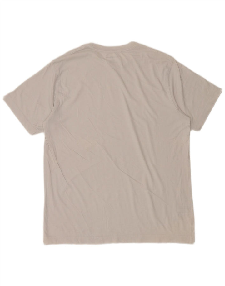 EDDIE BAUER Mens T-Shirt Top Large White Cotton