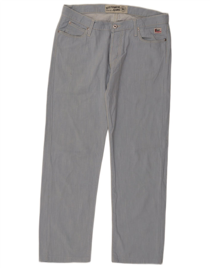 Roy Rogers Mens Straight Jeans W32 L29 Blue Cotton