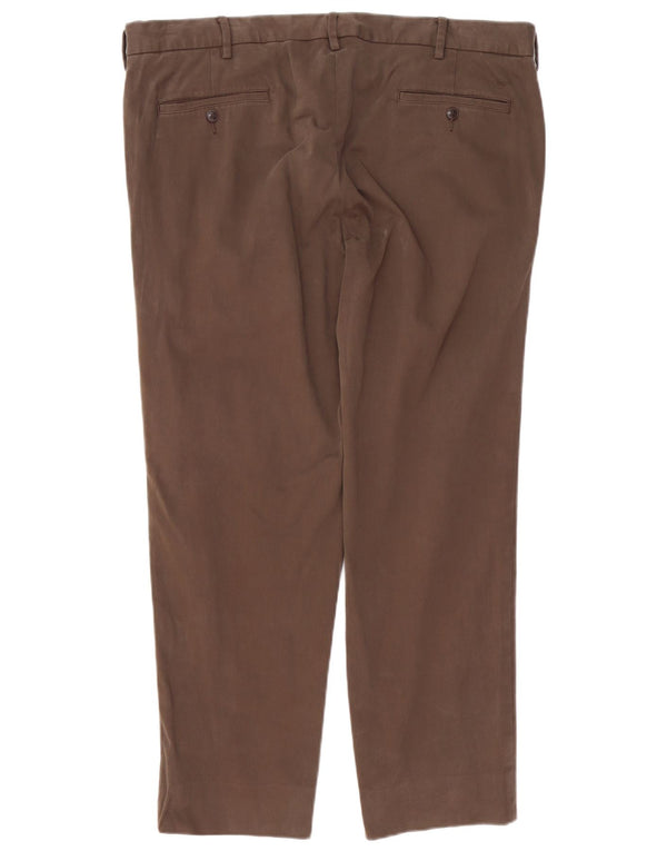 Dockers Mens Slim Fit Chino Trousers W40 L29 Brown Cotton