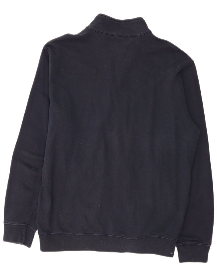 CHAMPION Mens Tracksuit Top Jacket XL Navy Blue Cotton