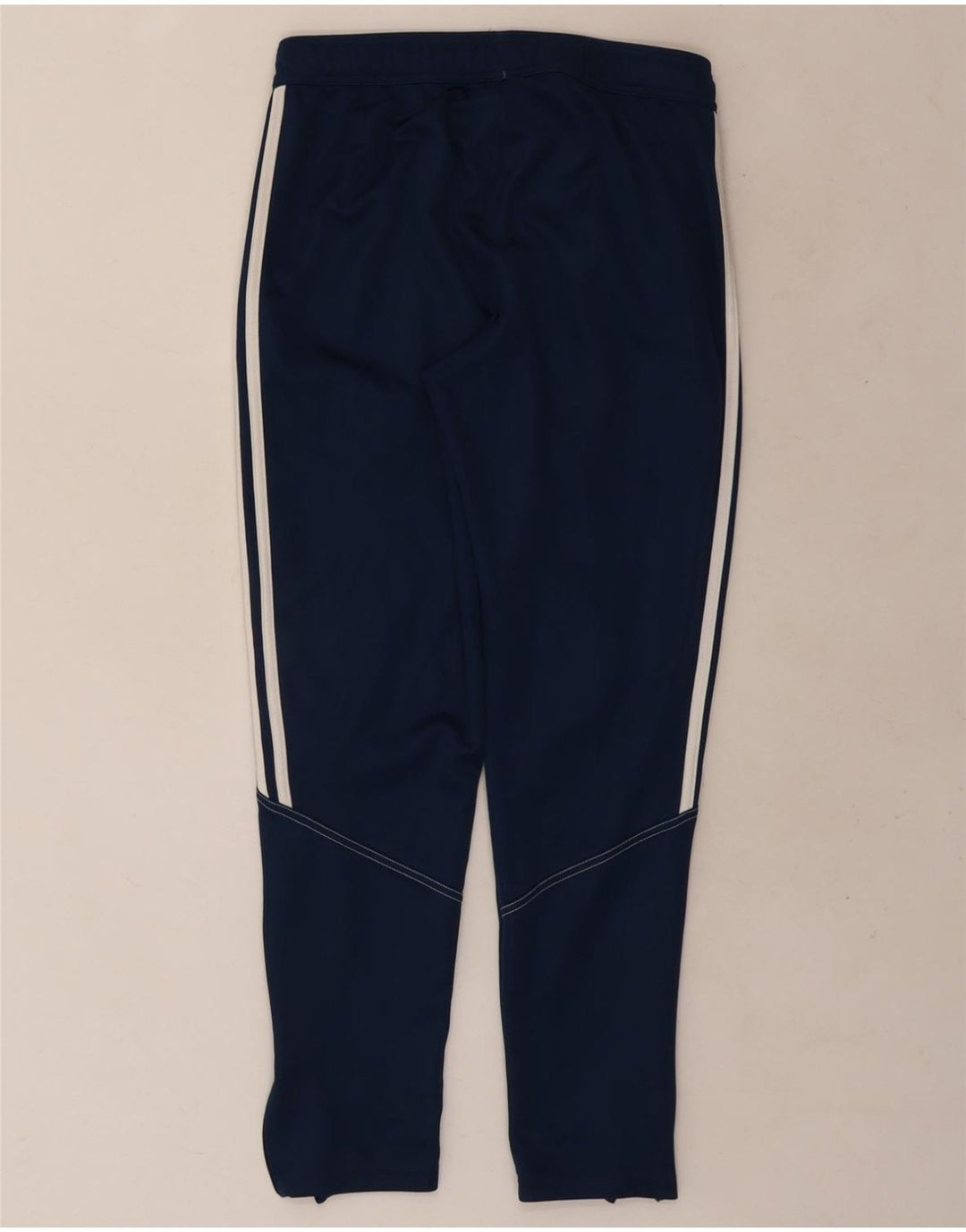 Adidas Mens Tracksuit Trousers Medium Navy Blue Polyester