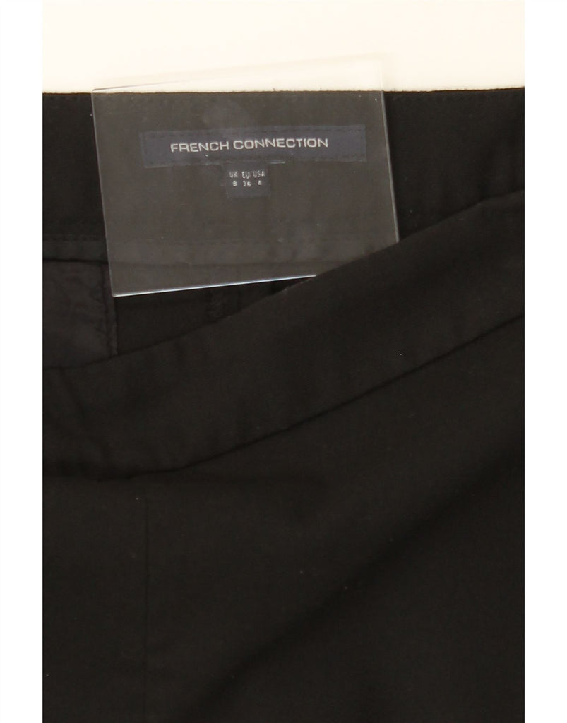 FRENCH CONNECTION Womens Slim Capri Trousers UK 8 Small W30 L24 Black Vintage French Connection and Second-Hand French Connection from Messina Hembry 