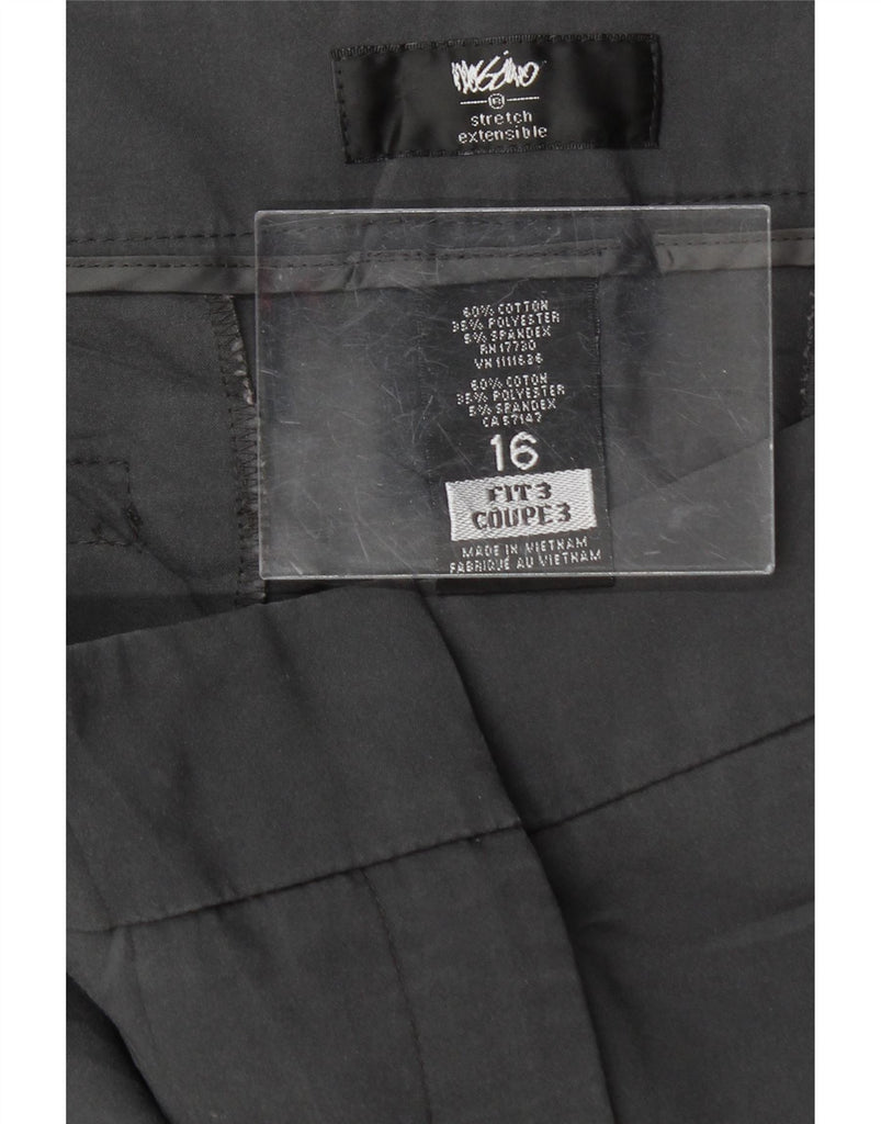 MOSSIMO Womens Straight Capri Trousers US 16 2XL W40 L20 Grey Cotton Vintage Mossimo and Second-Hand Mossimo from Messina Hembry 