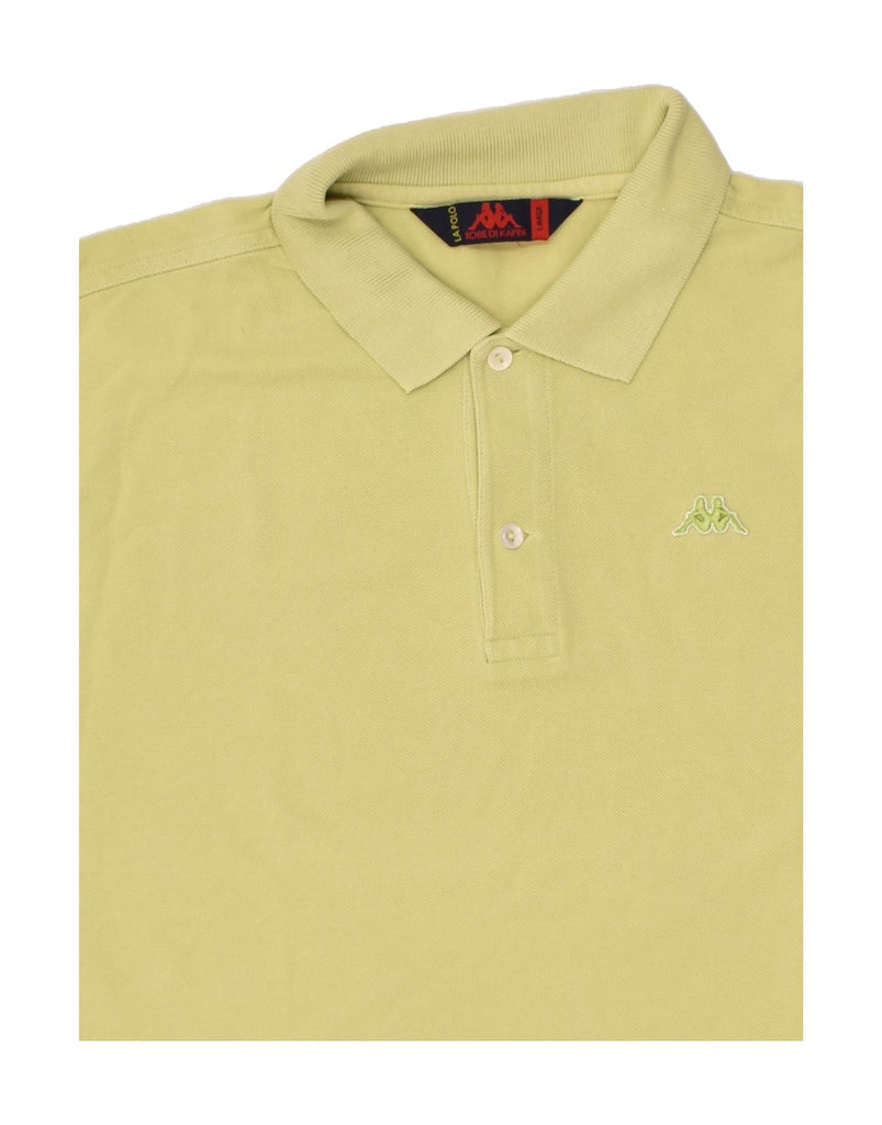 KAPPA Mens Polo Shirt Large Green Cotton | Vintage Kappa | Thrift | Second-Hand Kappa | Used Clothing | Messina Hembry 