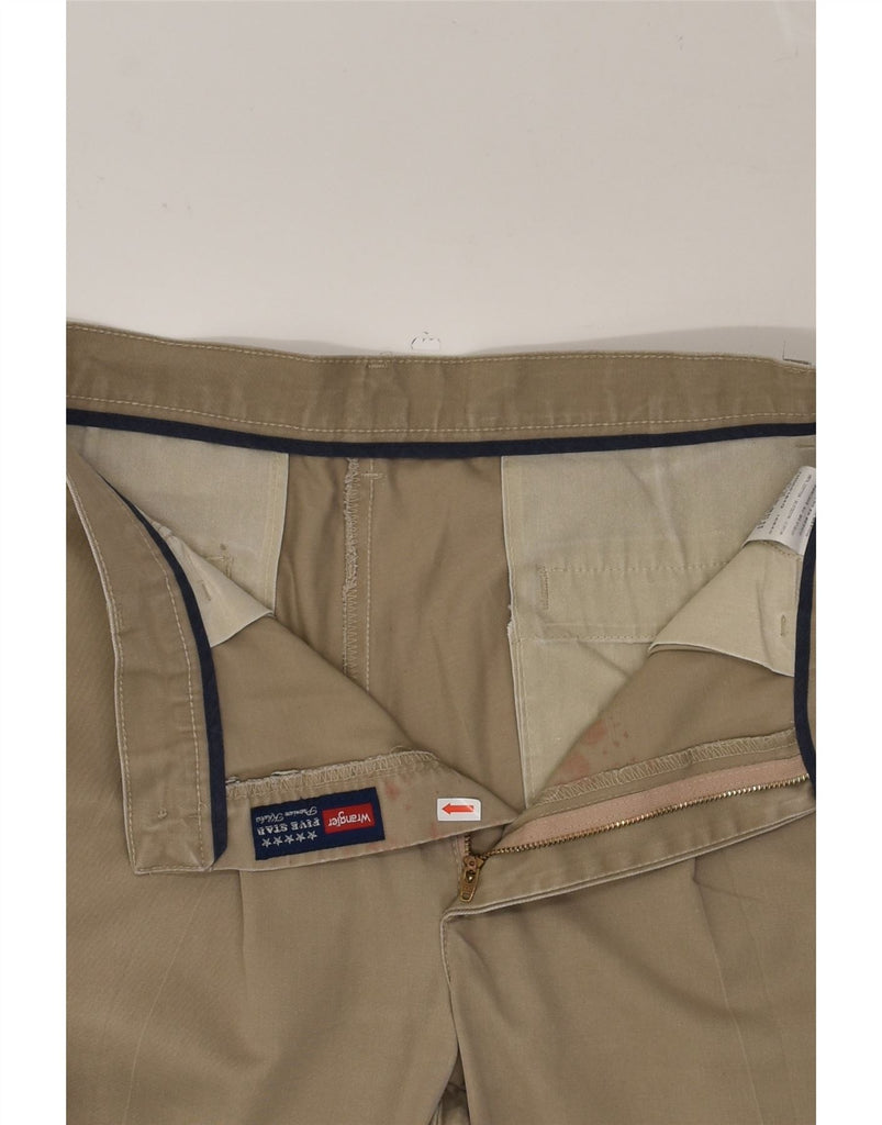 WRANGLER Mens Pegged Casual Trousers W33 L32 Beige Cotton | Vintage Wrangler | Thrift | Second-Hand Wrangler | Used Clothing | Messina Hembry 