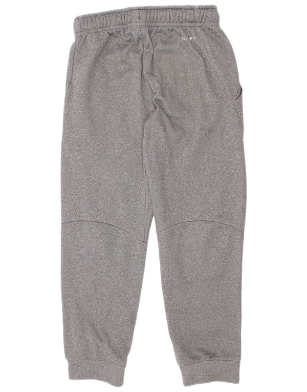 Nike Boys Dri Fit Tracksuit Trousers Joggers 5-6 Years Medium Grey Flecked