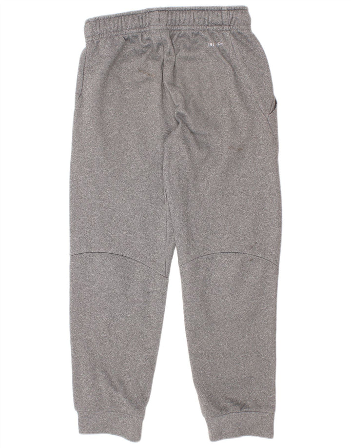 Nike Boys Dri Fit Tracksuit Trousers Joggers 5-6 Years Medium Grey Flecked