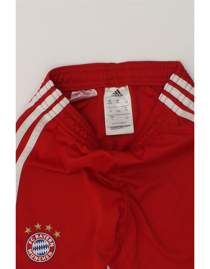 ADIDAS Boys Sport Shorts 4-5 Years Red Polyester | Vintage Adidas | Thrift | Second-Hand Adidas | Used Clothing | Messina Hembry 