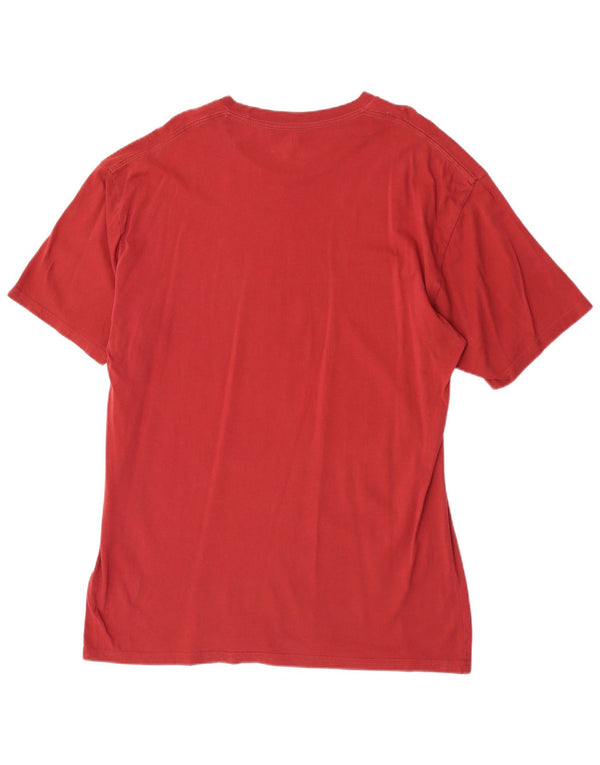 Vans Mens Classic Fit T-Shirt Top XL Red Cotton