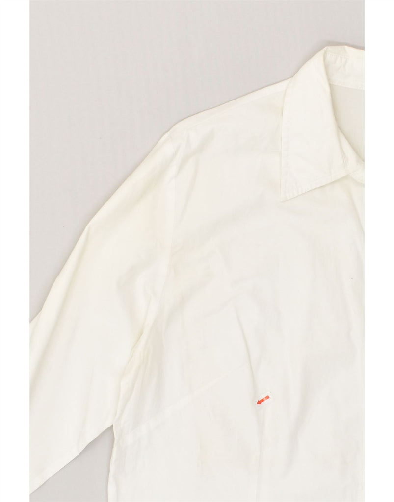DISNEY Womens Donald Duck Graphic 3/4 Sleeve Shirt UK 18 XL White Cotton | Vintage Disney | Thrift | Second-Hand Disney | Used Clothing | Messina Hembry 