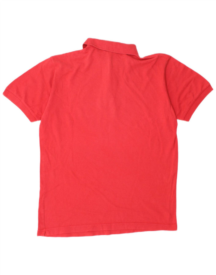 Kappa Mens Polo Shirt Medium Red Cotton