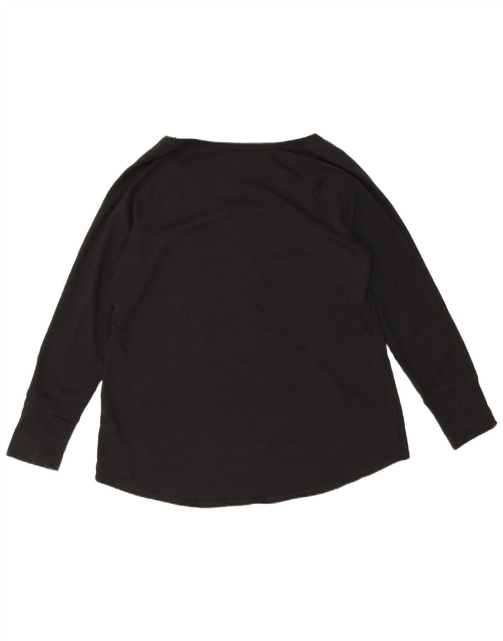 Champion Womens Sweatshirt Jumper UK 18 XL Black Polyester