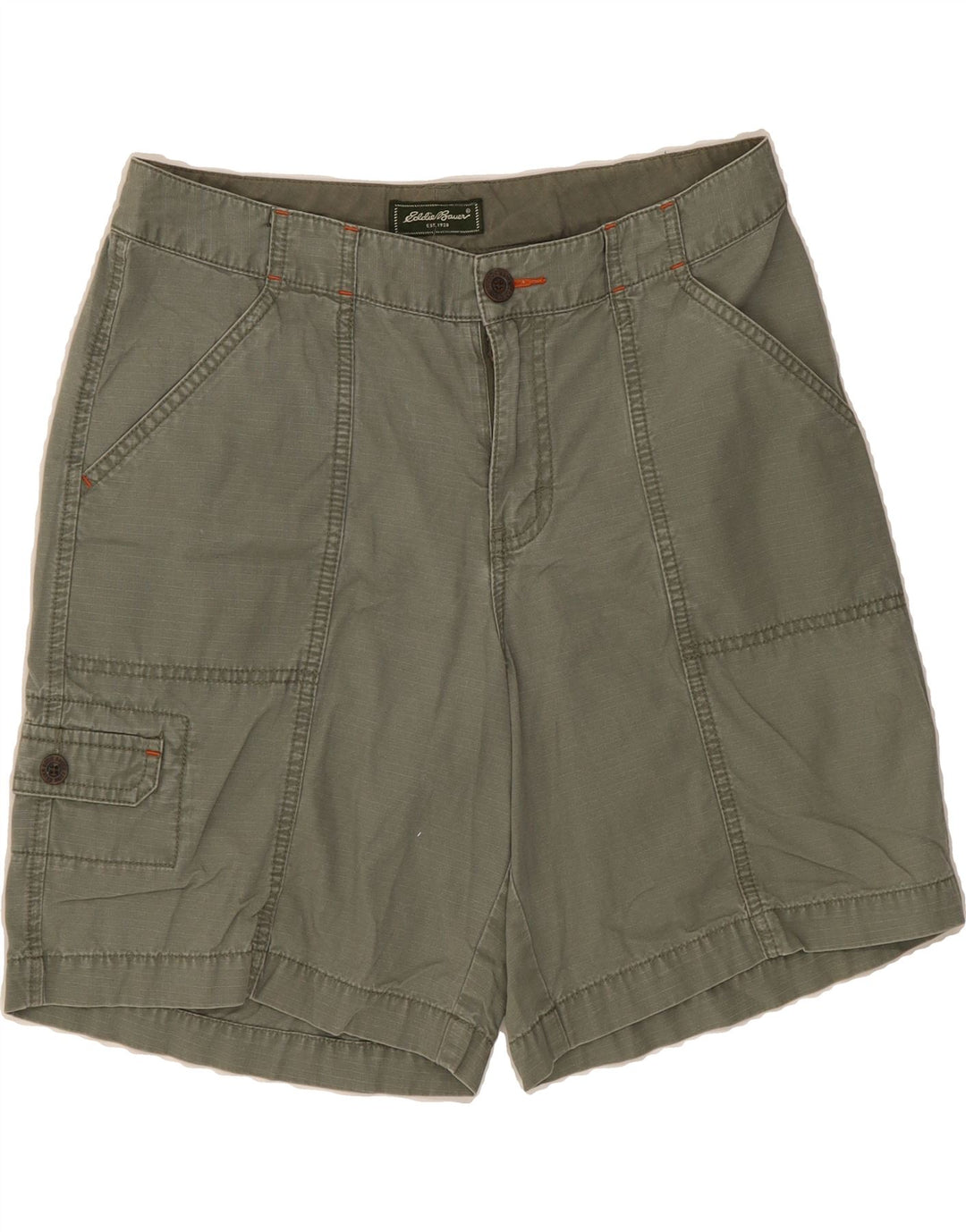 EDDIE BAUER Womens Cargo Shorts US 6 Medium W30  Khaki Cotton Vintage Eddie Bauer and Second-Hand Eddie Bauer from Messina Hembry 