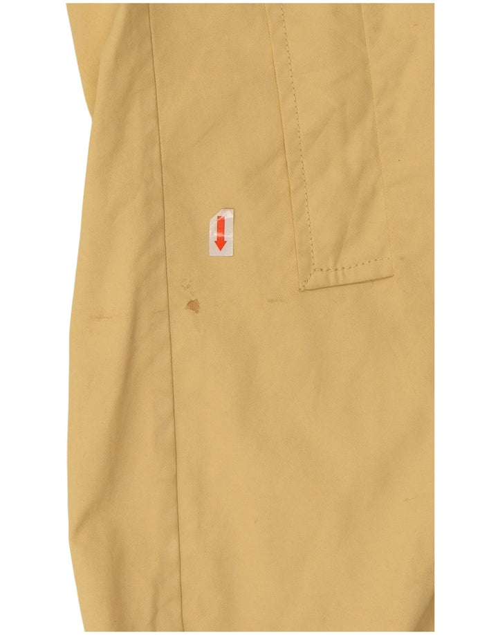 Marella Womens Bomber Jacket UK 14 Large Yellow Cotton