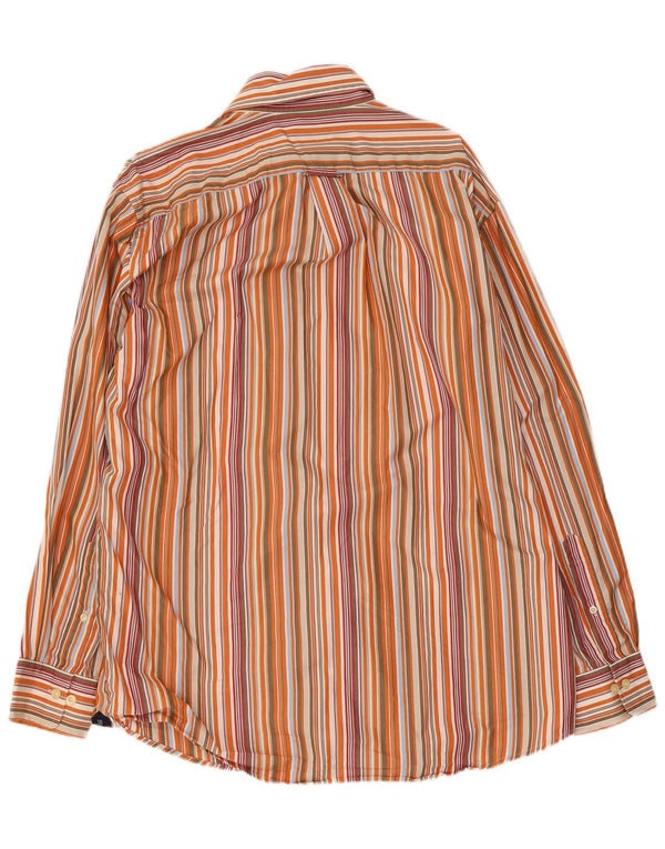 Gant Mens Dress Fit Shirt Large Multicoloured Striped Cotton
