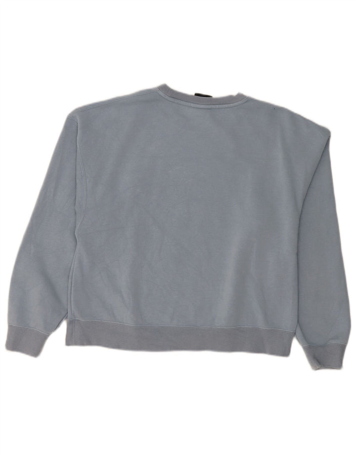 JORDAN Womens Sweatshirt Jumper UK 6 XS Blue Cotton