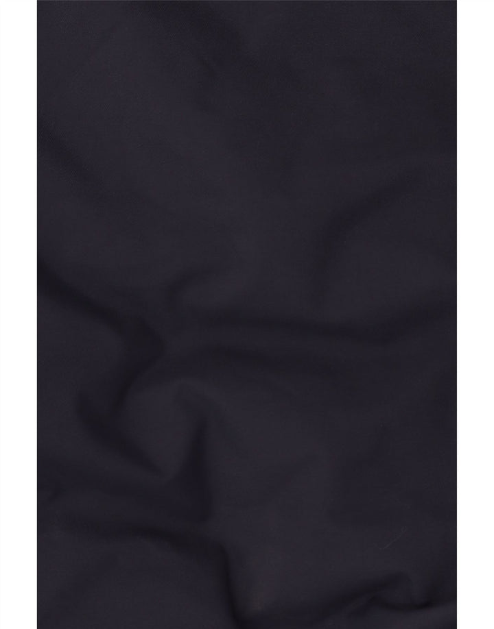 Adidas Mens Hooded Windbreaker Jacket UK 38 Medium Navy Blue Polyester