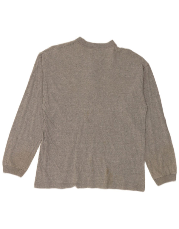 Armani Boys Top Long Sleeve 13-14 Years Grey Cotton