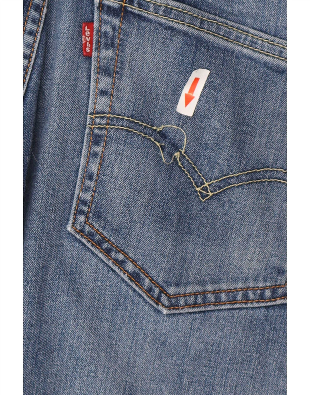 Levi's Mens 504 Straight Jeans W36 L30 Blue Cotton