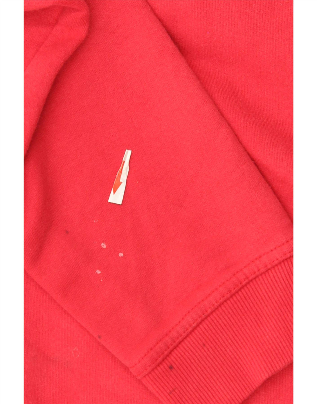 Crew Clothing Mens Zip Neck Sweatshirt Jumper Medium Red Cotton