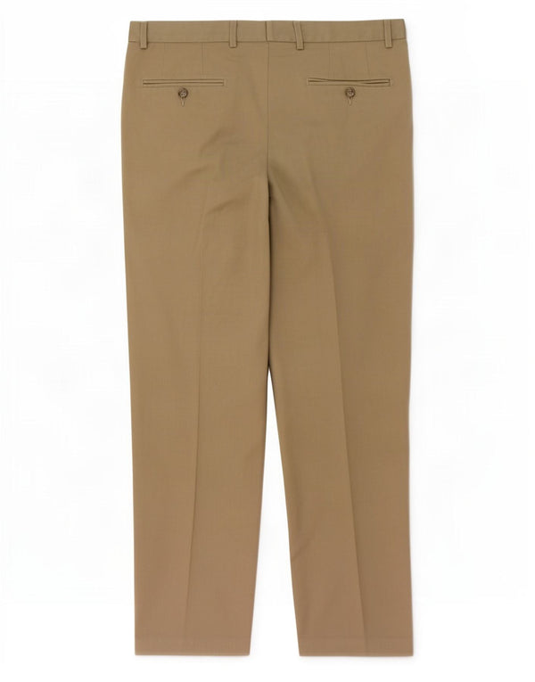 Marks & Spencer Mens Suit Trousers W34 L31 Beige Wool