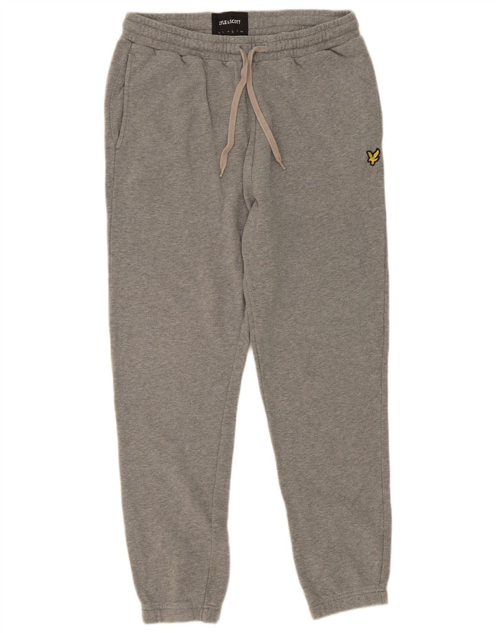 LYLE & SCOTT Mens Tracksuit Trousers Joggers Large  Grey Cotton