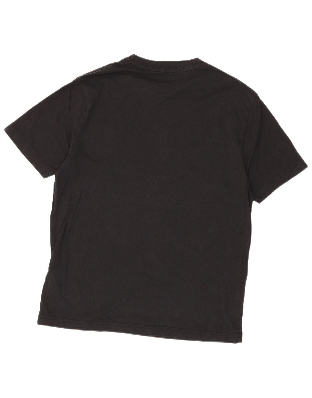 Champion Mens T-Shirt Top Medium Black Cotton