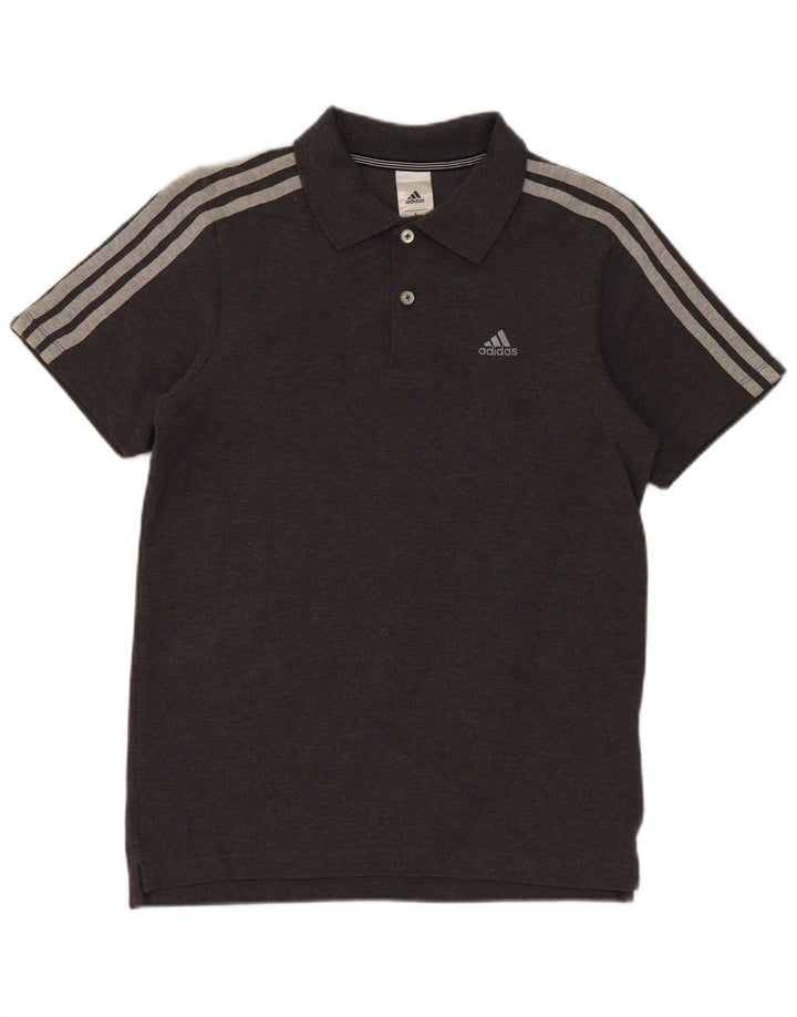 Adidas Mens Climalite Polo Shirt Small Grey Cotton
