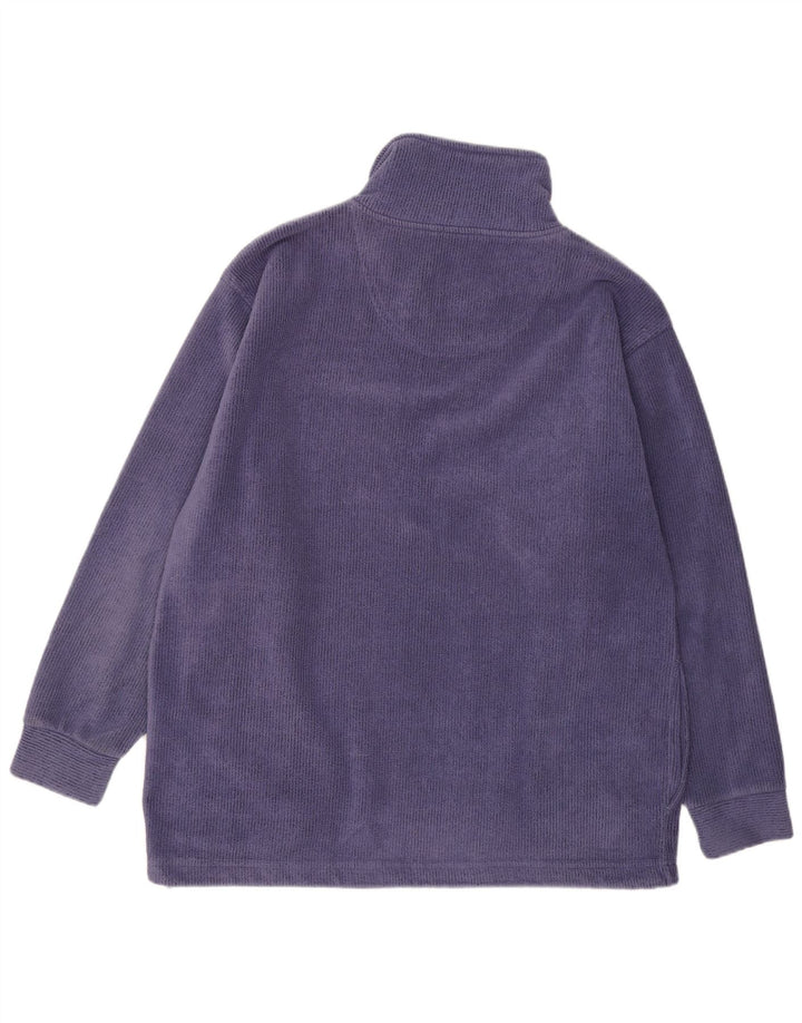 WYNNSTER Mens Aspen Zip Neck Sweatshirt Jumper Medium Navy Blue Polyester