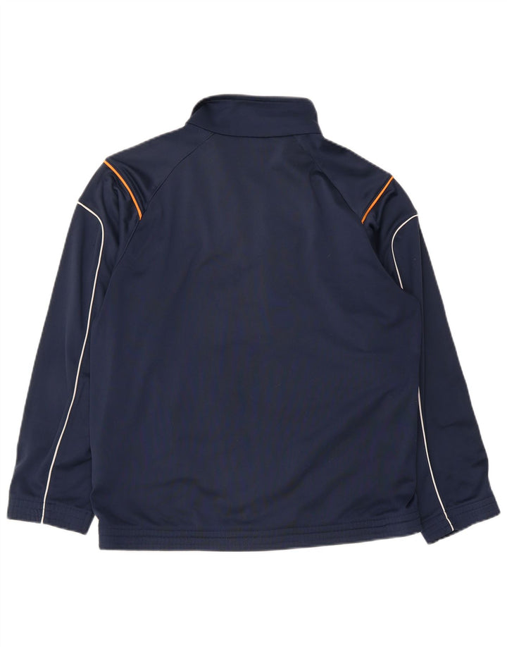 Champion Womens Tracksuit Top Jacket UK 12 Medium Navy Blue Colourblock