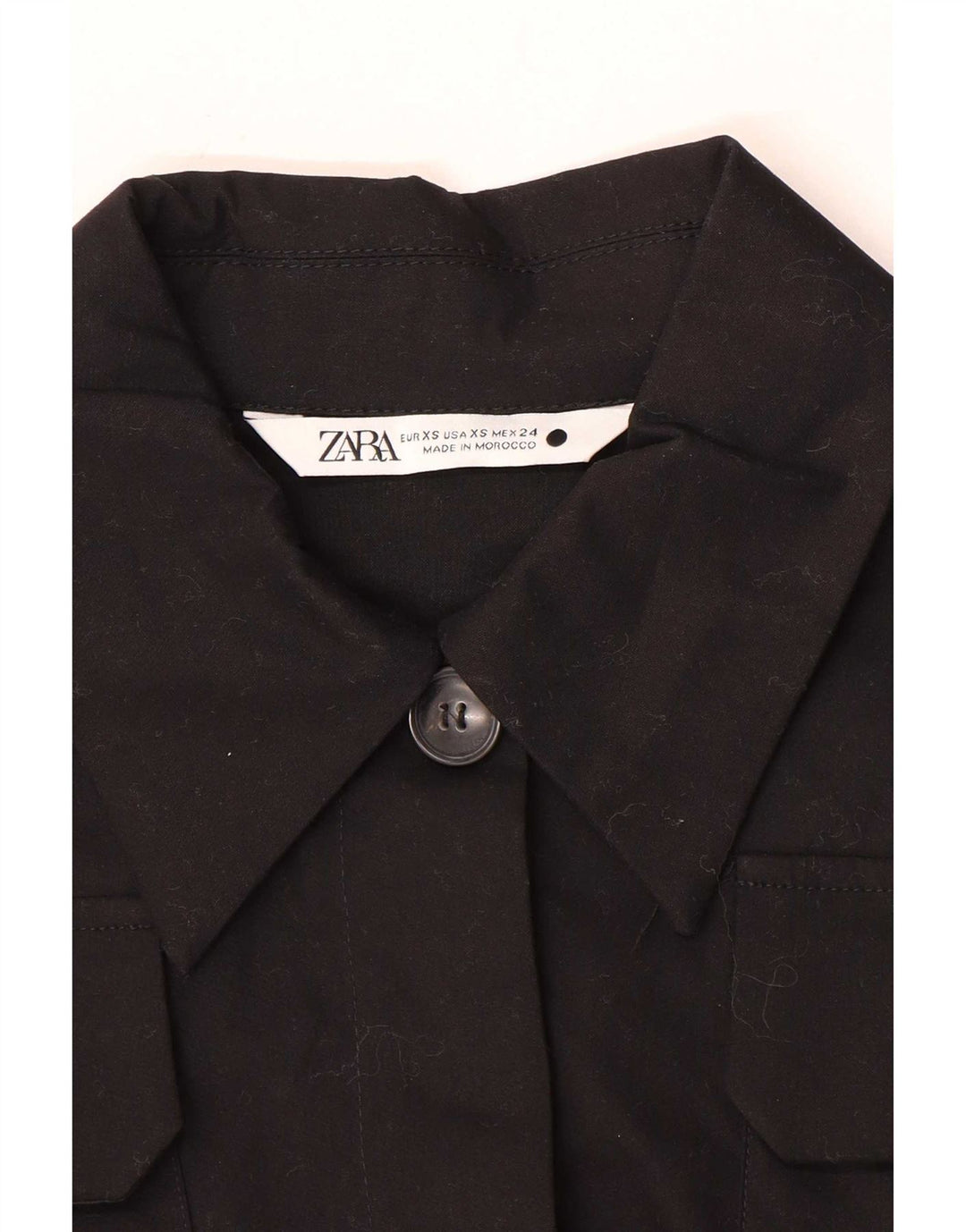 Zara Womens Bolero Jacket UK 6 XS Black