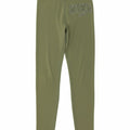 NIKE Womens Graphic Leggings UK 8 Small  Green Cotton