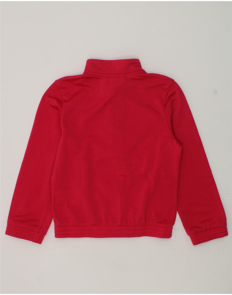 ADIDAS Girls Graphic Tracksuit Top Jacket 5-6 Years Red Polyester | Vintage Adidas | Thrift | Second-Hand Adidas | Used Clothing | Messina Hembry 