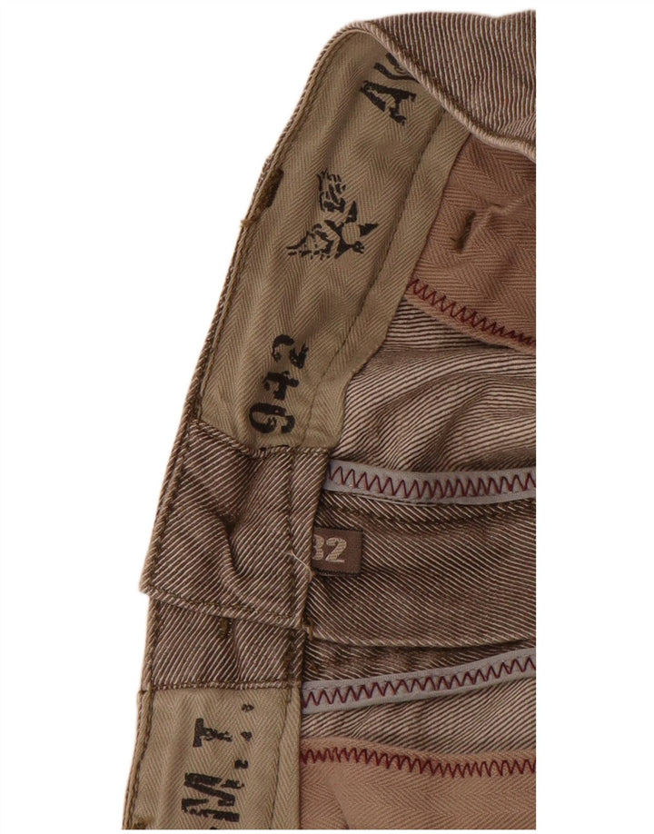Avirex Mens Straight Chino Trousers W32 L29 Grey