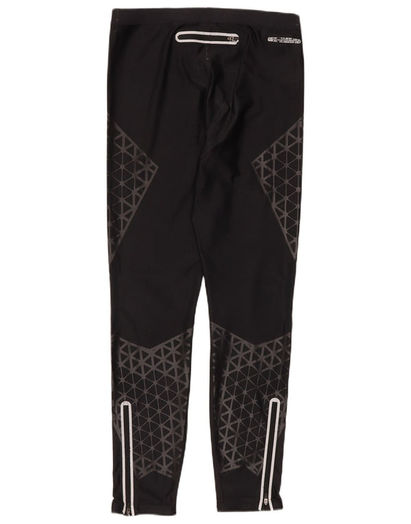 Nike Mens Dri Fit Leggings XL Black Geometric Polyester
