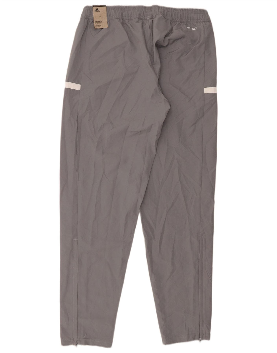 Adidas Womens Graphic Tracksuit Trousers UK 12/14 Medium Grey Polyester