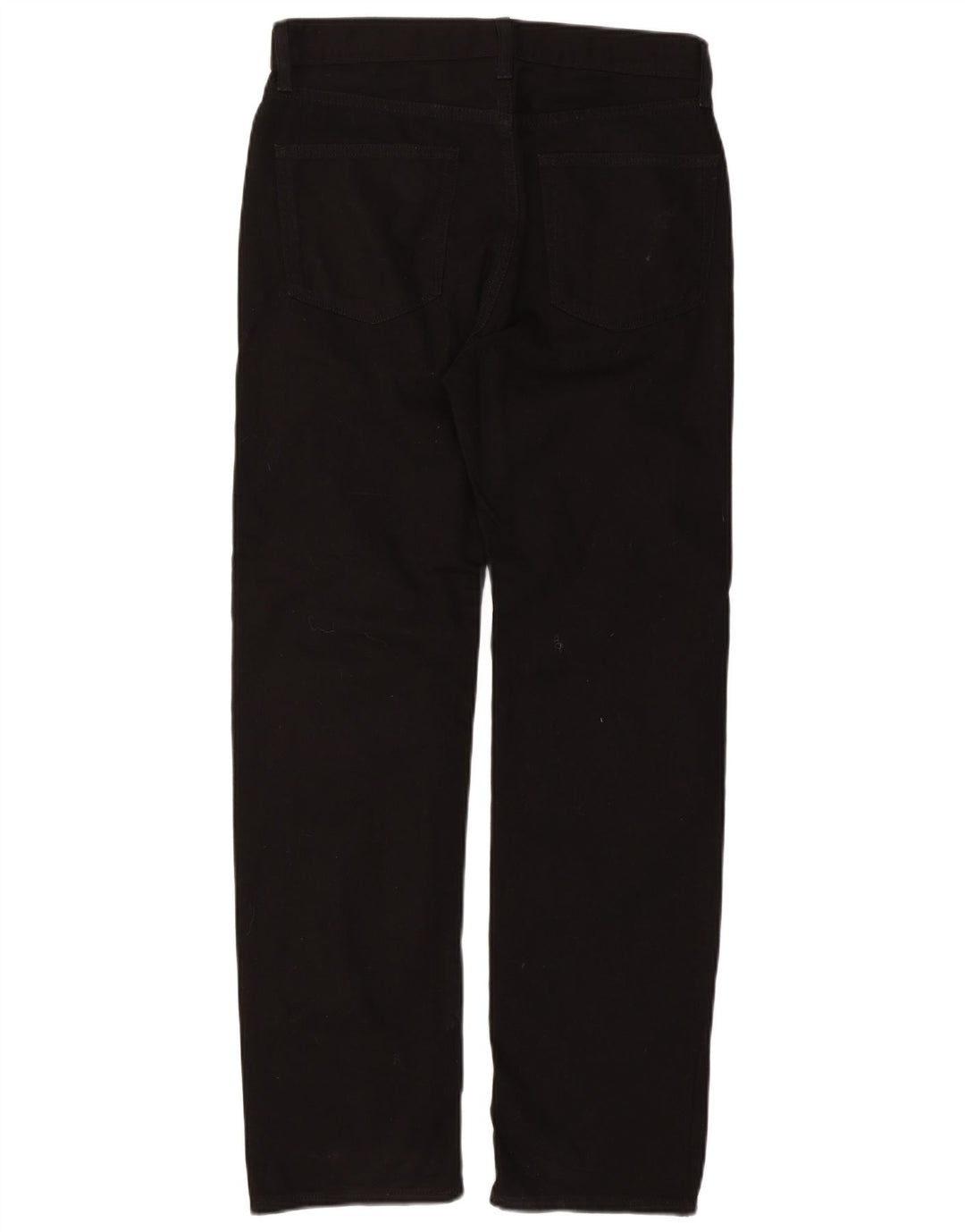 Marks & Spencer Mens Regular Fit Straight Jeans W32 L31 Black Cotton