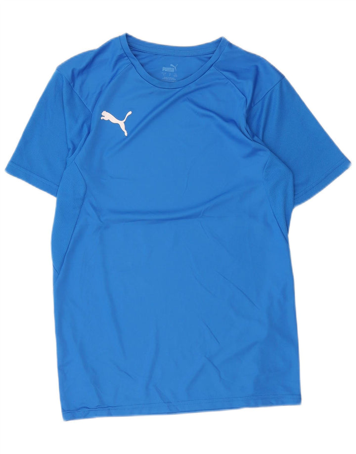 Puma Mens T-Shirt Top Small Blue