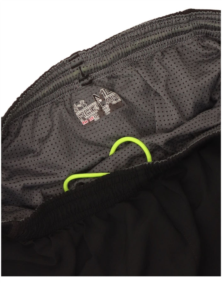 Under Armour Mens Heat Gear Graphic Sport Shorts Medium Black