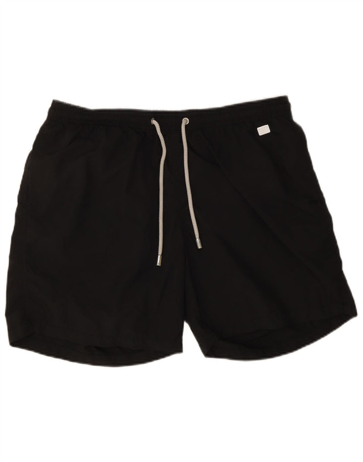 MC2 SAINT BARTH Mens Swimming Shorts XL Black Polyester