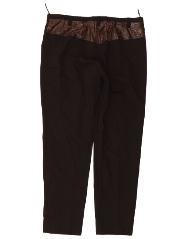 Prada Womens High Waist Slim Suit Trousers IT 46 Large W34 L28 Brown