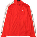 Champion Mens Graphic Tracksuit Top Jacket Medium Red Colourblock Polyester