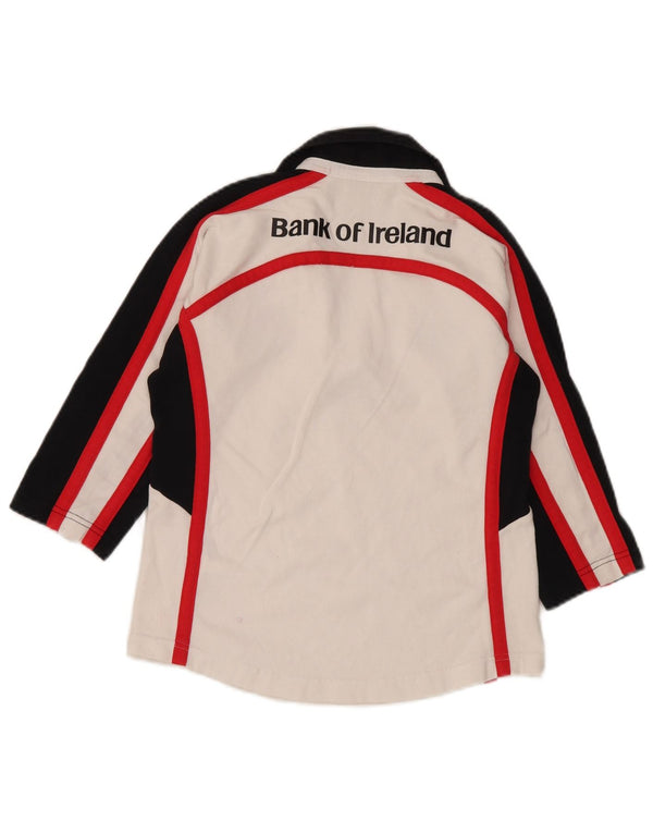 Canterbury Boys Graphic 3/4 Sleeve Polo Shirt 11-12 Years White Colourblock