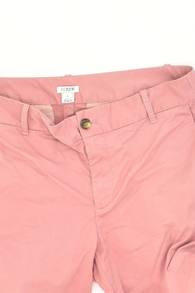 J. CREW Womens Slim Chino Trousers US 8 Medium W33 L27 Pink Cotton | Vintage J. Crew | Thrift | Second-Hand J. Crew | Used Clothing | Messina Hembry 