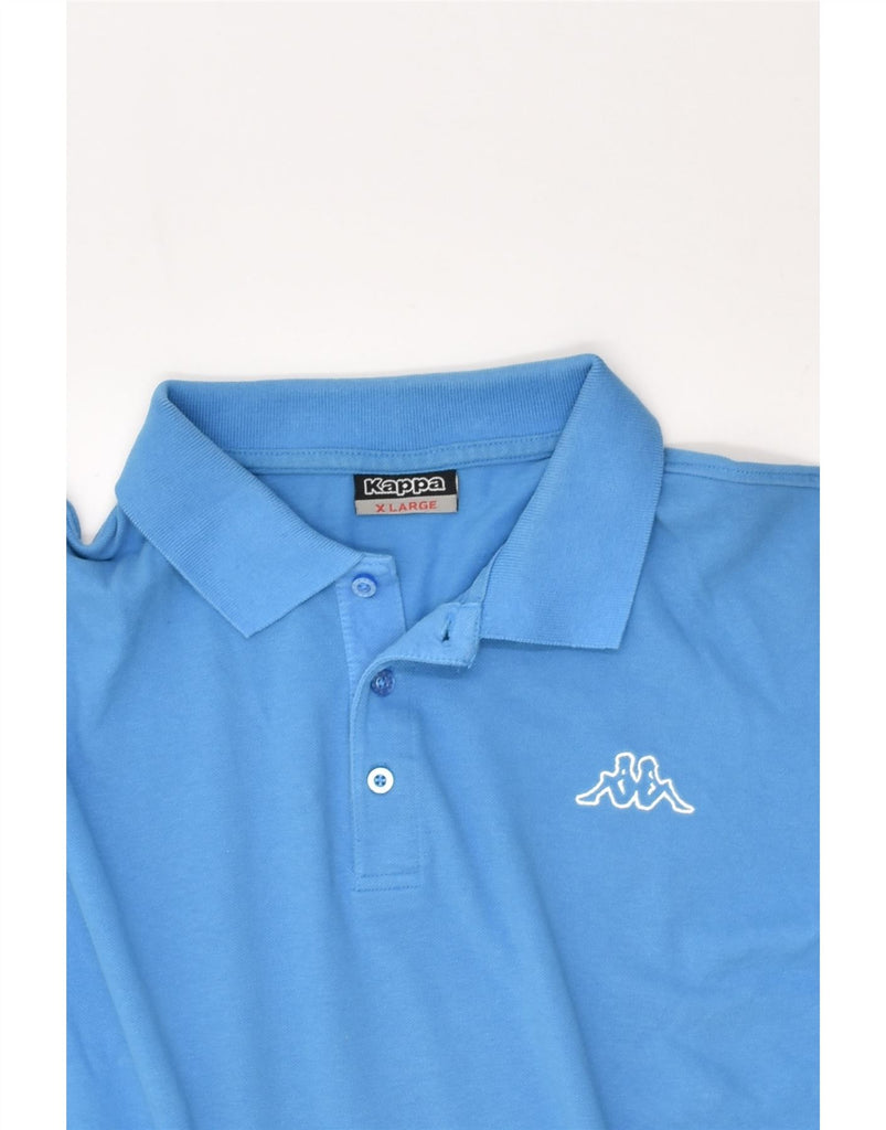 KAPPA Mens Polo Shirt XL Blue Cotton | Vintage Kappa | Thrift | Second-Hand Kappa | Used Clothing | Messina Hembry 