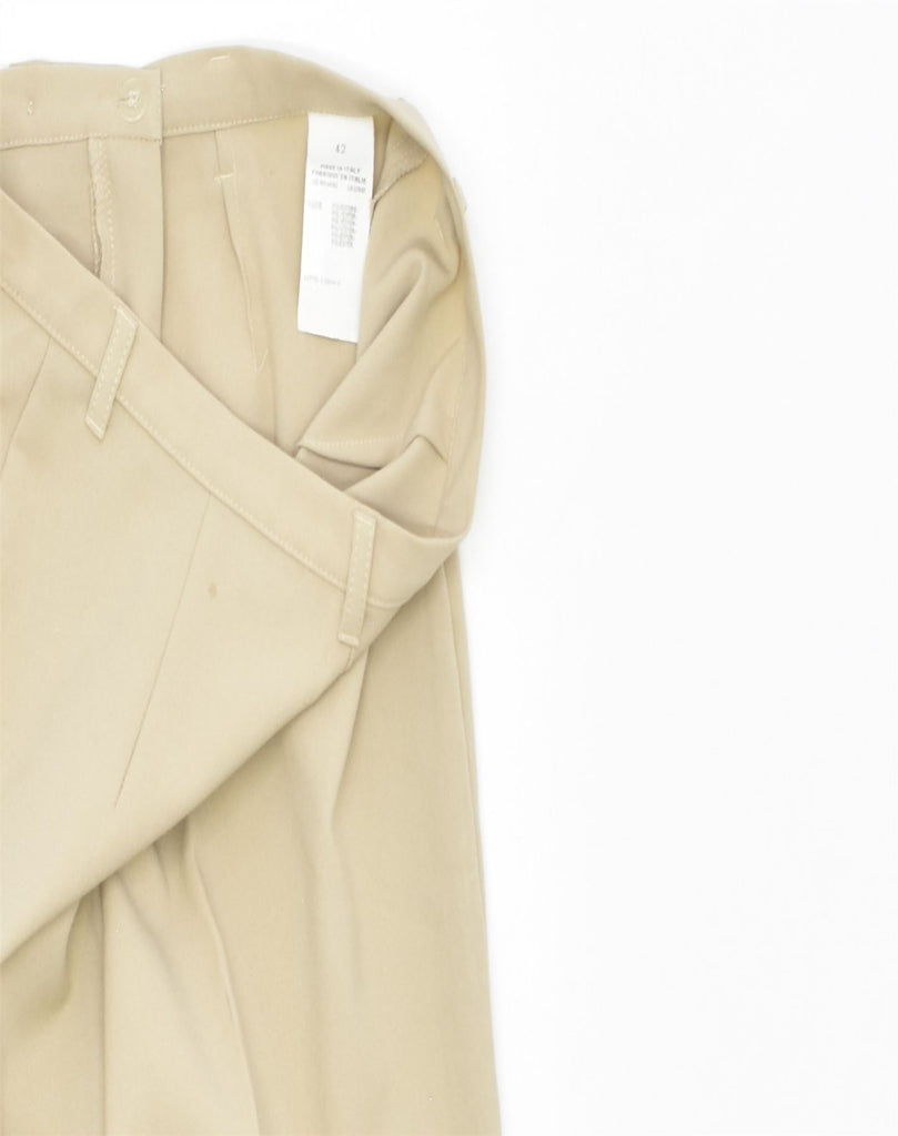 UNITED COLORS OF BENETTON Womens Straight Suit Trousers IT 42 Medium W30 L32 Beige | Vintage | Thrift | Second-Hand | Used Clothing | Messina Hembry 