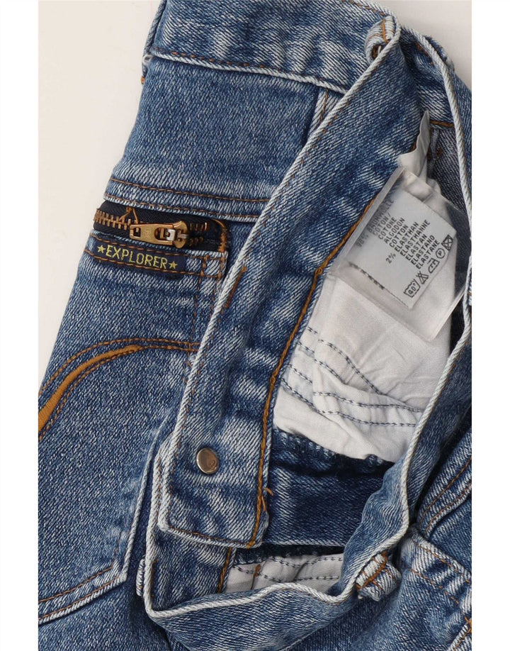 Explorer Womens Straight Jeans W26 L30 Blue Cotton