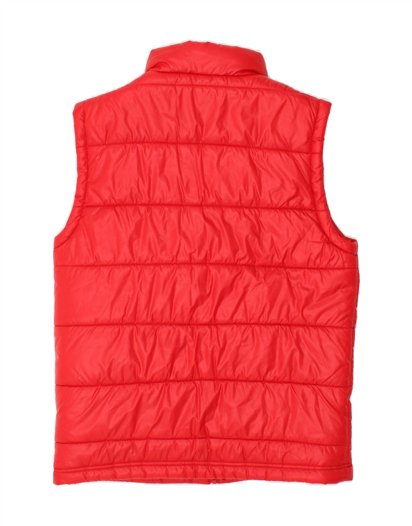 ADIDAS Mens Padded Gilet UK 36 Small Red Polyester Vintage Adidas and Second-Hand Adidas from Messina Hembry 